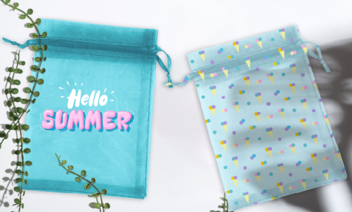 Summer Party Oxford Cloth Letter Bundle Bag SP060